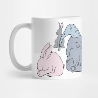 Sleeping Rabbits Mug